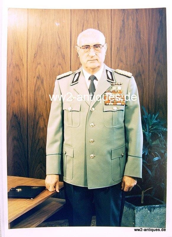 G29 Armeegeneral Friedrich Dickel Minister Innern Volkspolizei DDR Foto 20x30