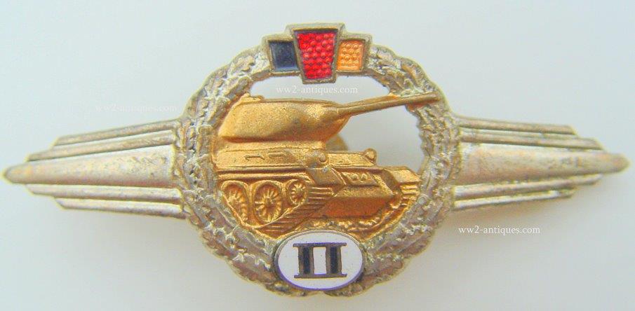 DDR B.0758 Klassifizierungsabzeichen NVA Panzer Stufe II 